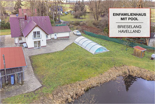 Verkauftes Einfamilienhaus mit Pool in Brieselang im Havelland