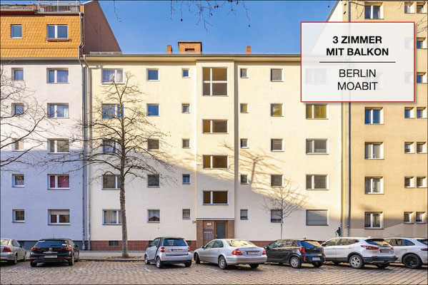 Verkaufte 3-Zimmer-Wohnung mit Balkon in Berlin-Moabit