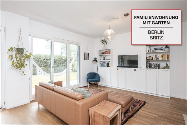 Verkaufte Familienwohnung mit Garten in Berlin-Britz