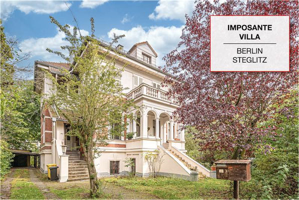 Verkaufte Altbauvilla in Berlin-Steglitz mit klassischer Fassade und Vorgarten