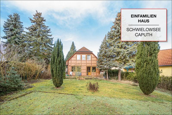 Verkauftes Einfamilienhaus in Schwielowsee-Caputh mit Garten in grüner Wohnlage