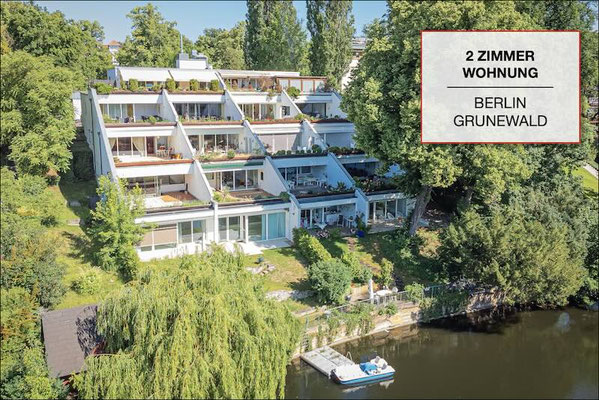 Verkaufte 2-Zimmer-Wohnung in Berlin-Grunewald direkt am Wasser
