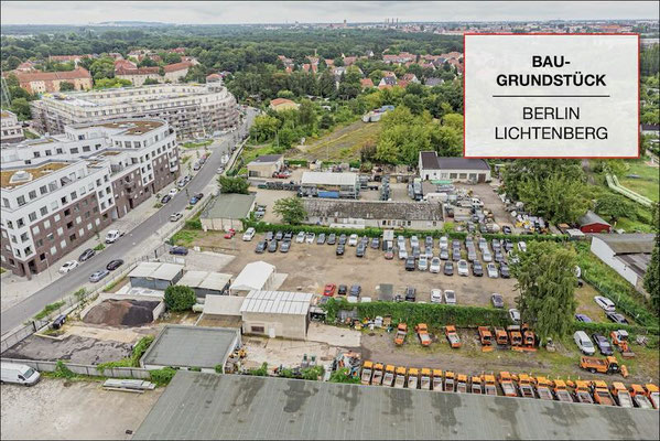 Verkauftes Baugrundstück in Berlin-Lichtenberg mit großem Areal und urbanem Entwicklungspotenzial