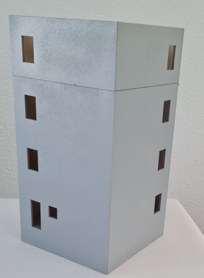 Die Grundfarbe des Siloturms
