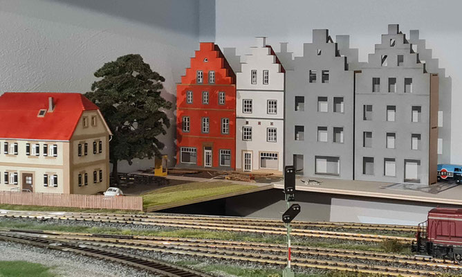 Die Rohbauten am voraussichtlichenStandort