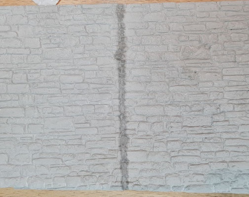 Aufgebrachter Spezialgips
