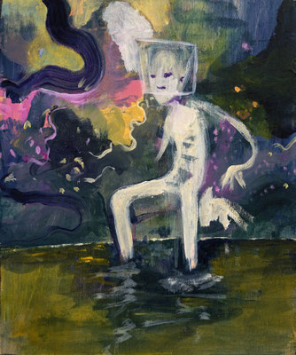 PhilippKummer | never been done | 2025 | Acryl auf Holz | 30x25cm