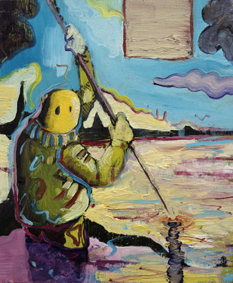 PhilippKummer | 2025 | flowstate | Öl auf Holz | 30x25cm