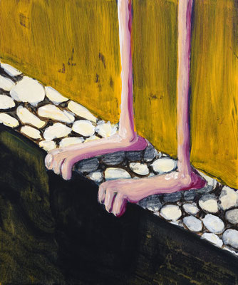 PhilippKummer | over the edge | 2025 | Acryl auf Holz | 30x25cm