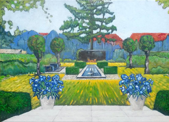 Oegstgeester tuin a la van Gogh