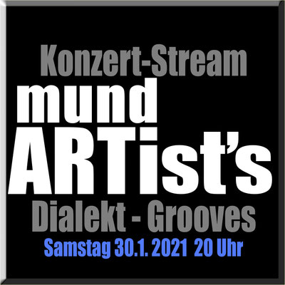 Auch dabei auf Facebook am Sa. 30.1.2021 / 20 Uhr