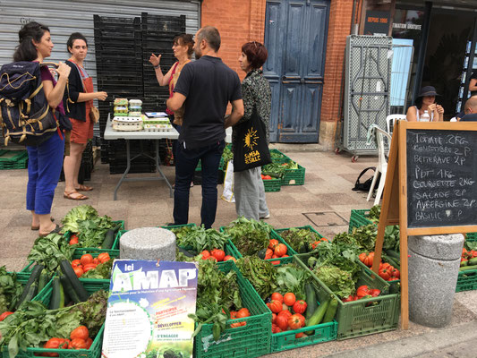 et des légumes de l'AMAP Sambanane