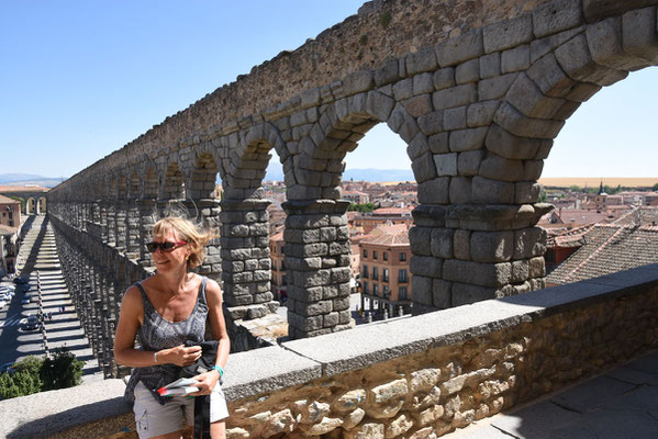 Bovenzicht op het aquaduct