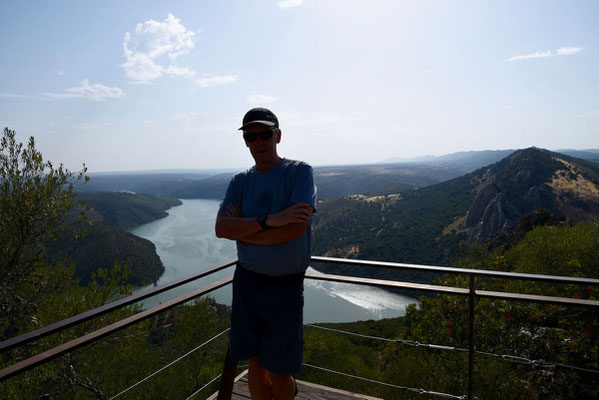 Zicht vanop 'el castillo' in Monfraguë