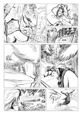trappeur-bd-auteur-francois-salembier-art-work-west-farwest-canada-grand-ouest