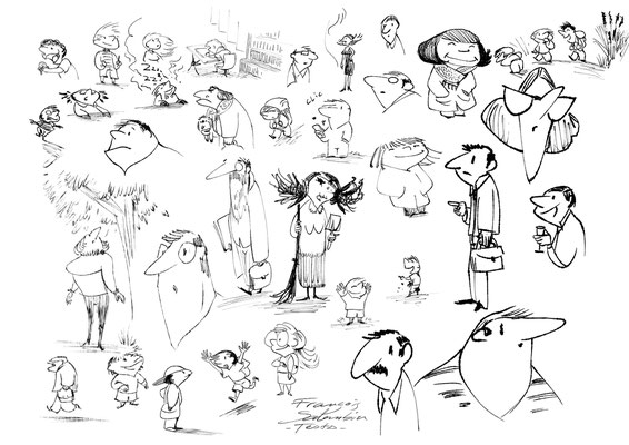 portfolio-young-man-men-woman-grandmother-ghost-food-francois-salembier-illustrateur-illustration-personnage-charadesign-croquis-personnage-légèreté-adventure-aventure-aventurier-eat-auteur-bd-dessin-illustration-author-work-draw-art-head-funny-fun