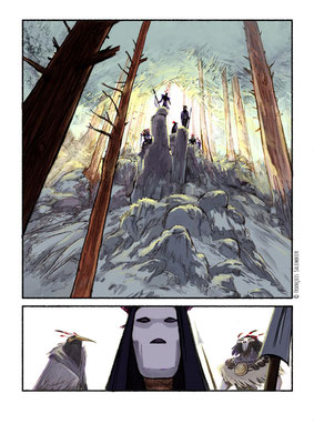 trappeur-bd-auteur-francois-salembier-art-work-west-farwest-canada-grand-ouest