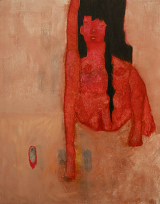 a girl(oil on camvas)