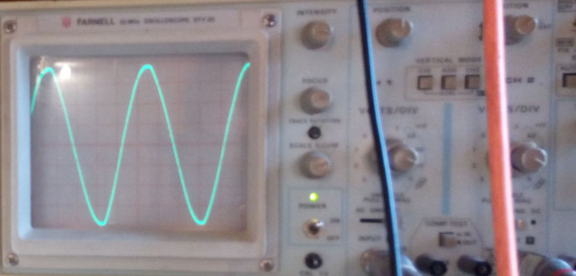 Maximum amplitude before distorsion
