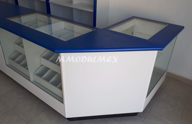 Muebles de tiendas, mostradores, vitrinas, anaqueles y estantes para