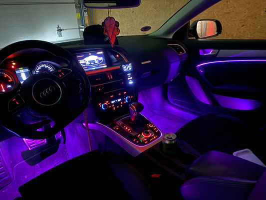 Audi A5 Ambientebeleuchtung - Ambientebeleuchtung & Sternenhimmel  Nachrüstung