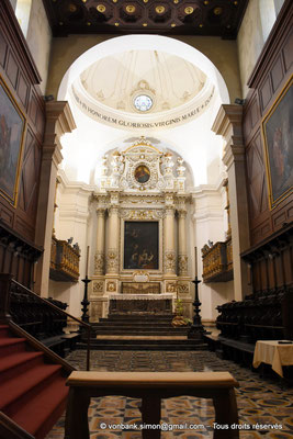 [NU927-2023-6554] Syracuse - Duomo/Temple d'Athéna (Ortygie) : Sanctuaire (ou chœur) - Autel (XVII° par Giovanni Vermexio)