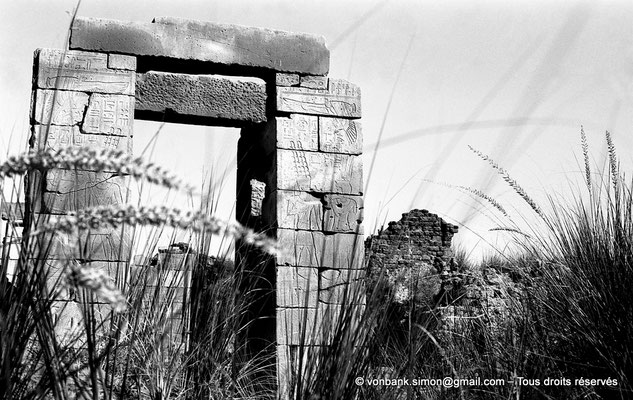 [NB075-1973-38] Karnak - Sanctuaires osiriens : Chapelle des divines adoratrices Nitocris Ire et AnkhNesNeferibRê