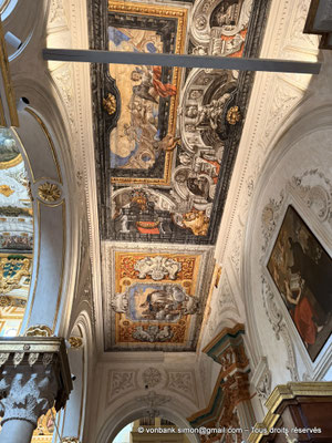 Matera - Duomo : Plafond du bas-côté Sud de la nef (vue partielle)