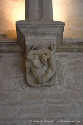 [NU926-2023-6249] 13 - Montmajour - Abbaye Saint-Pierre - Cloître : Salamandres (Galerie Nord)