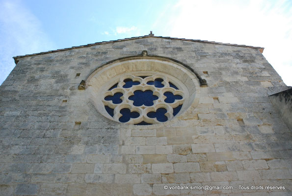 [NU003-2017-116] 13 - La Roque d'Anthéron - Abbaye de Silvacane : Rosace Ouest du réfectoire