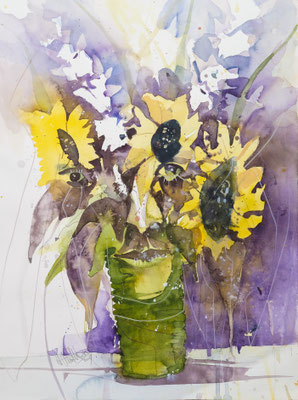 99 Sonnenblumen 61x46