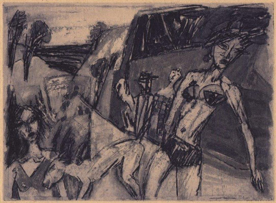 Augustinski, Michael, Mediterane Landschaft, Heliogravure 2015, ea, 12x16 cm / 40 Euro