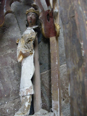 St Louis avant  restauration (moitié du corps manquant)