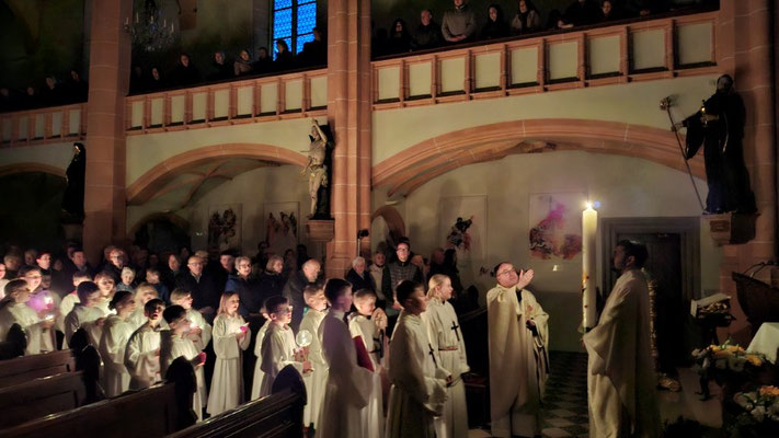 Feier der Osternacht 2026, mit Pfr. Hans Lagler, dem Initiator