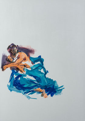Die Frau des Jakobus des Jüngeren, Acryl | 100 x 70 cm | 2020, € 2.400