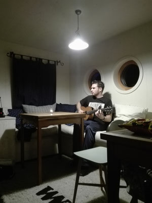Üben im Wohnwagon Fanni (Tinyhouse) / 2019
