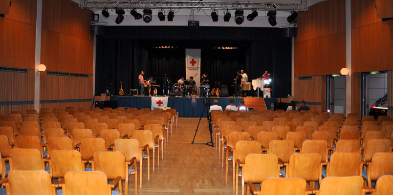 Soundcheck in der Pielachtalhalle Ober-Grafendorf / 2015