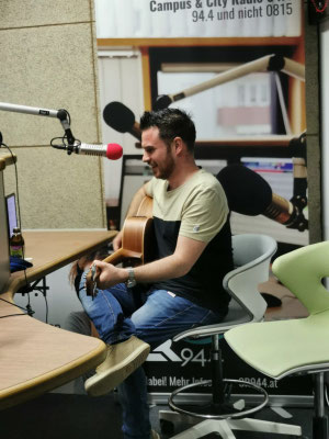 Interview im Campus City Radio St.Pölten / 2023