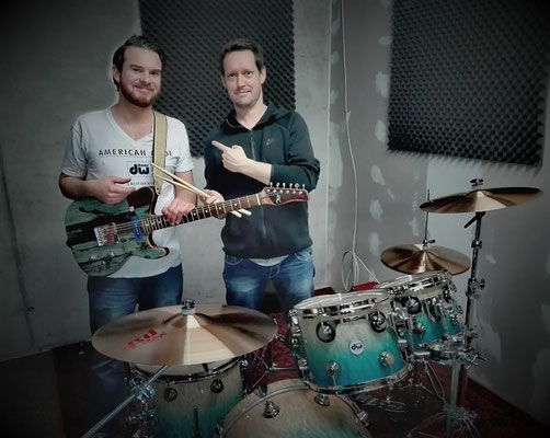  Mit Schlagzeuger Erich ''Urge'' Kirchner / ca. 2018