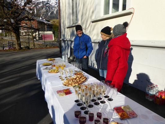Alles ist vorbereitet