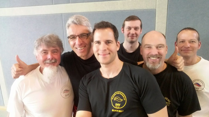 Dantraining am 8.5.17 mit Master Ingo Hutschenreuter(6.Dan) Dank an Ingo und die Ausrichter Maik und Jörg aus Schloßholte!