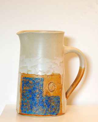 Keramik, Krug Dekor Santorin