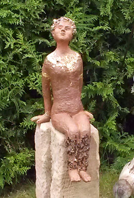 Keramik Skulptur, Figuren für den Garten, frostfest