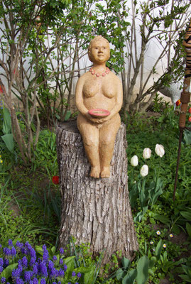 Keramik Skulptur, Figuren für den Garten, frostfest