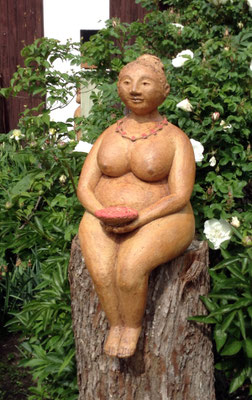 Keramik Skulptur, Figuren für den Garten, frostfest