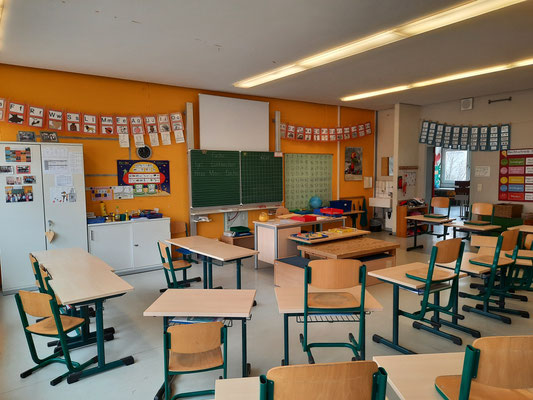 Ein Beispiel für ein Klassenzimmer.