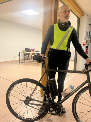 Alain et son beau vélo !