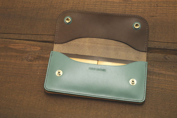 KUBIKI LONG WALLET - KUBIKI LEATHER HAND CRAFTS KUBIKI LONG WALLET - KUBIKI LEATHER HAND CRAFTS