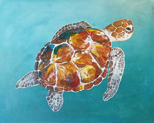 Schildkröte 40x50