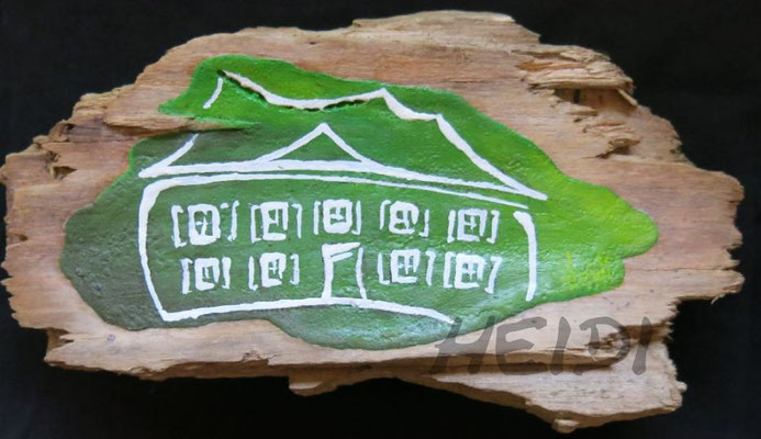 Deusserhaus auf Monheimer Schwemmholz    ca. 20 lang   30,-